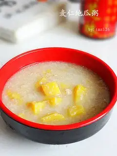 Wheat and sweet potato porridge