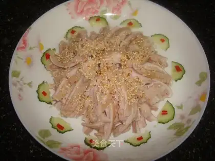 Soaked pork tripe