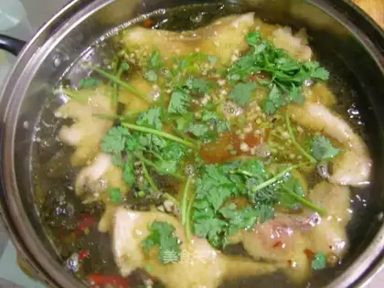fish with Chinese sauerkraut