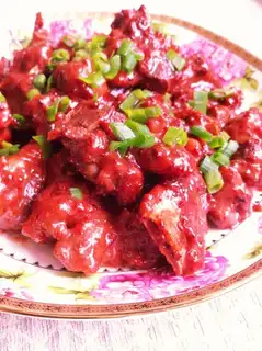 Rose bean curd ribs