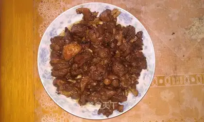 Red wine lemon duck
