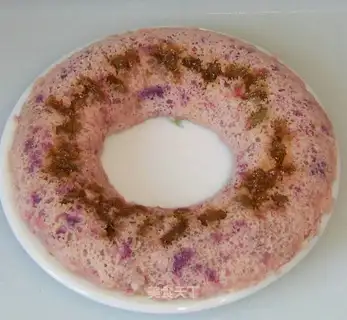 Purple sweet potato cake