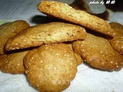 Sesame shortcake