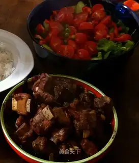 braised pork ribs