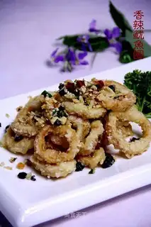 Spicy squid rings