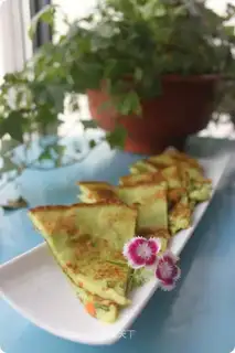 Zucchini vegetable egg cake