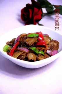Assorted vegetables, twice-cooked pork