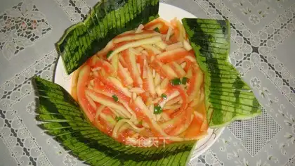 stir-fried watermelon peel