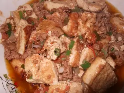 Home-cooked braised tofu