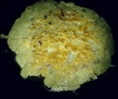 Onion and oyster pancakes