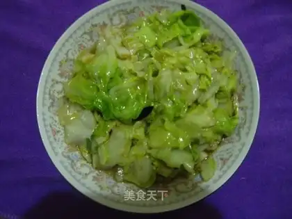 stir-fried hot and sour cabbage