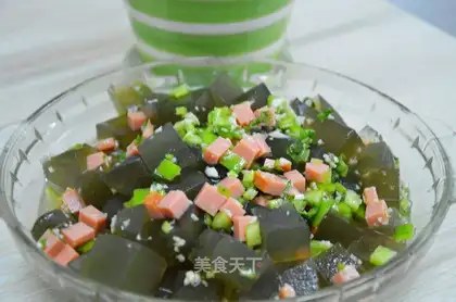 Tasty seafood jelly