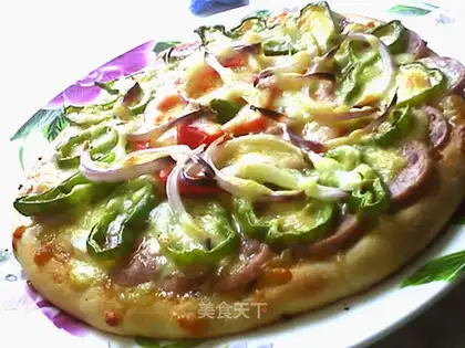 ham and bacon pizza