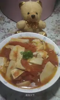 Stewed mushroom with tomato
