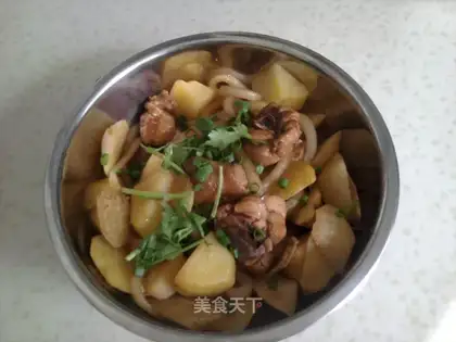 braised chicken nuggets