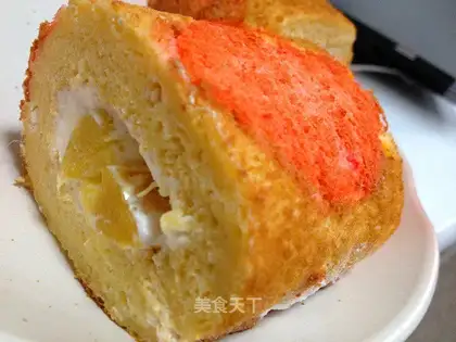 Mango cake roll