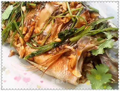 Steamed tilapia