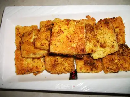 Iron plate roasted tofu