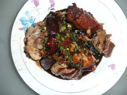 Duck legs in soy sauce
