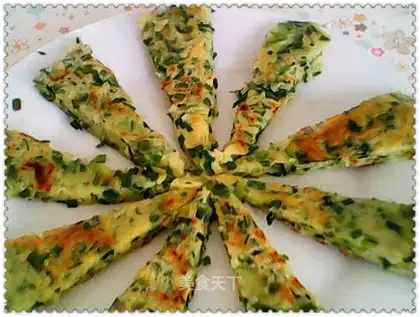 Leek egg cake