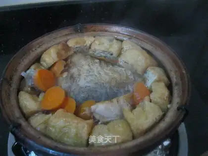 Fish brisket and tofu casserole