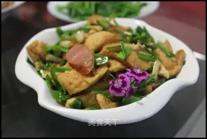 Garlic tender tofu