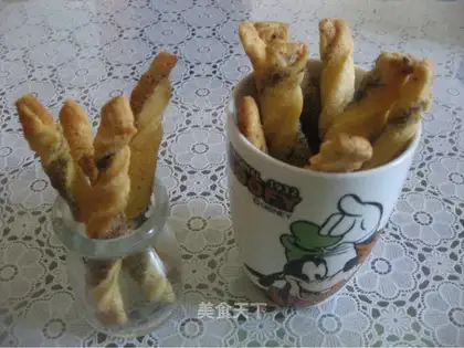 Sesame sugar pastry cookie stick