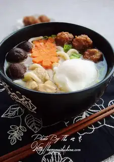 Meatball Udon Noodles