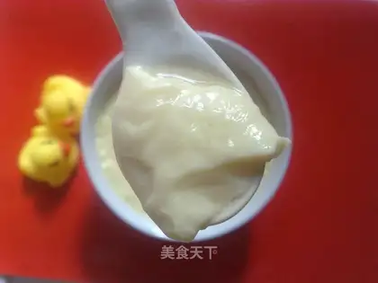 Bone soup quail egg custard