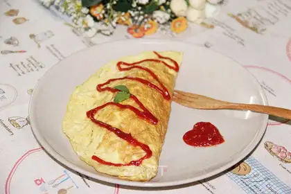 Japanese omelet rice