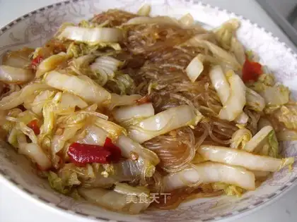 stir-fried vermicelli with cabbage