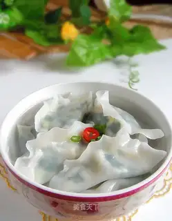 skirt leek dumplings