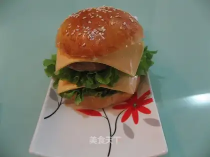 Cheese steak burger