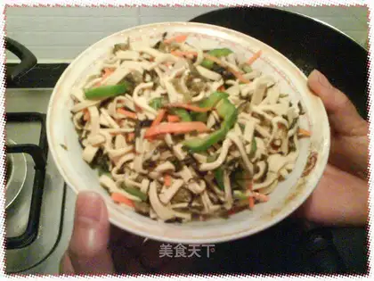 stir-fried three shredded silk