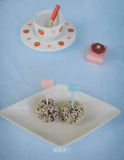 Purple potato cheese balls
