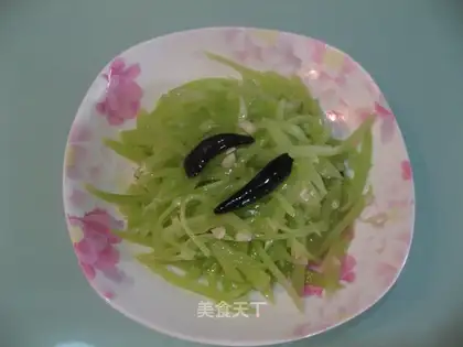 Fried shredded bamboo shoots