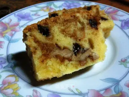 Walnut chocolate cake