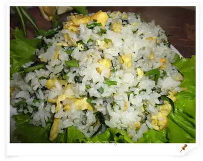 Chinese toon egg fried rice