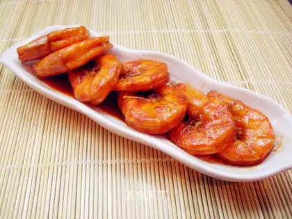 Oiled prawns