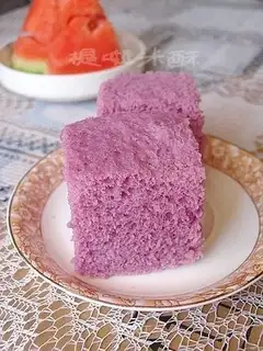 Purple sweet potato cake