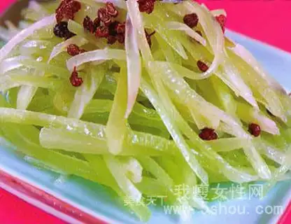 stir-fried lettuce with asparagus