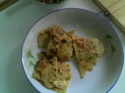 Eggs Pancakes with Scallion Flavor