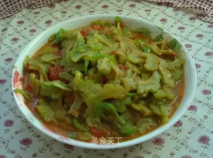 stir-fried bitter gourd