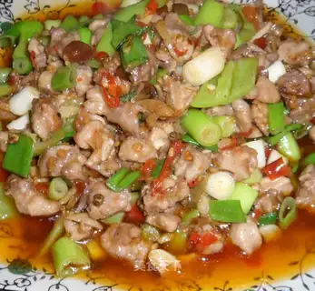 Rabbit with pickled pepper