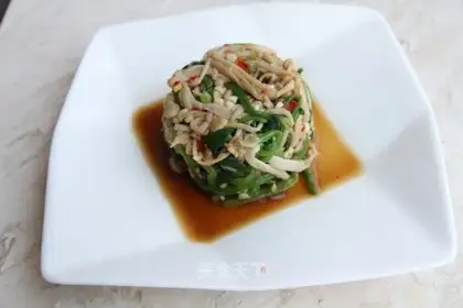 Spinach cold mushroom
