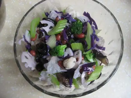 cold mixed vegetarian assorted