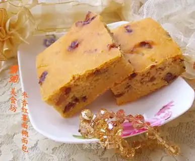 Jujube sweet potato batter bread