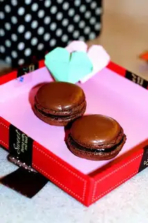 Chocolate macaron