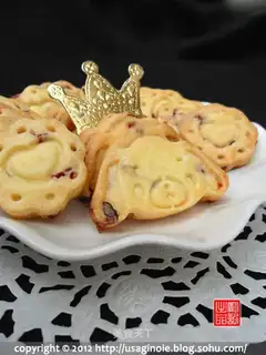 Cranberry shortcake