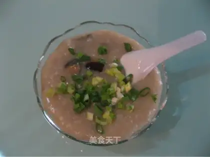congee with pork and century